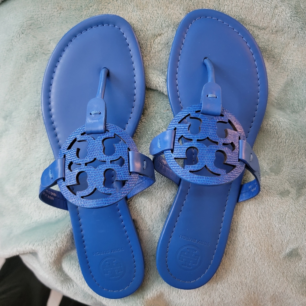 Blue Tory Burch Sandals in 8.5
